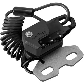 ヘルメット用ワイヤーロック ハンドルクランプ取付 コイル TANAX