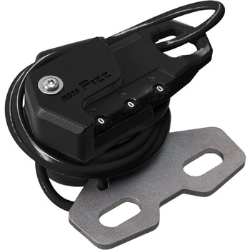 ヘルメット用ワイヤーロック ハンドルクランプ取付 ストレート TANAX