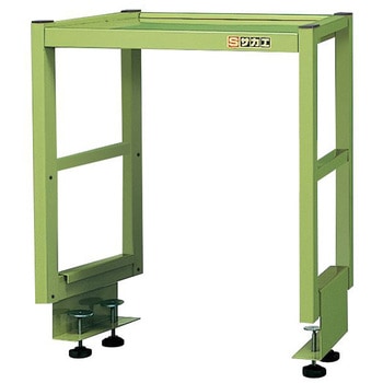 作業台用簡易架台(奥行タイプ/H450/棚板1段仕様) サカエ