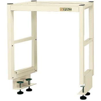 作業台用簡易架台(奥行タイプ/H450/棚板1段仕様) サカエ
