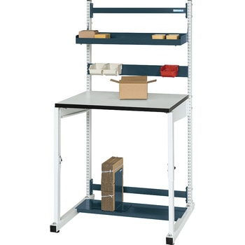 カスタマイズ作業台 ワーテック(WTC/均等耐荷重150kg/メラミン天板) サカエ