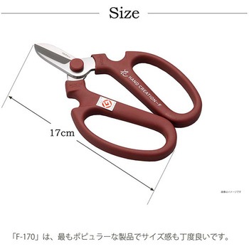生花鋏 ハンドクリエーション F170 ステライト合金 坂源