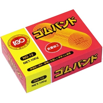 IGOゴムバンド#12 100g アメ IGO