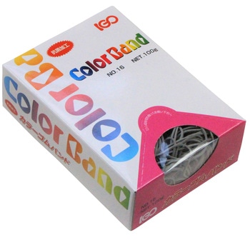 IGOゴムバンド#16 100g グレー IGO