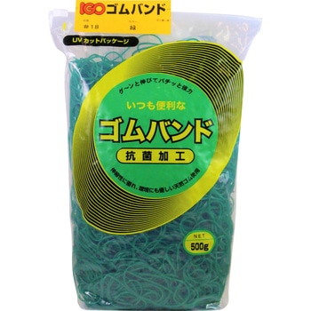 IGOゴムバンド#18 500g 緑 IGO