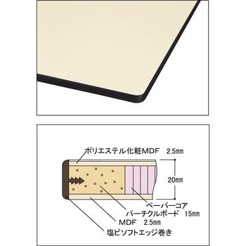 軽量作業台】ワークテーブル耐荷重300kg・H740固定式・ポリエステル天