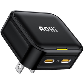 2ポート急速充電器 40W USB PD AC充電器 MAGCUBE AOHI(アオハイ)