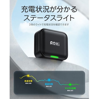 2ポート急速充電器 40W USB PD AC充電器 MAGCUBE AOHI(アオハイ)