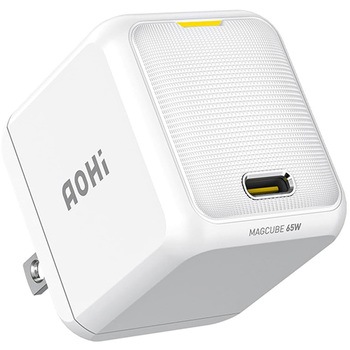 ミニ急速充電器 65W USB PD パワーデリバリー AC充電器 MAGCUBE AOHI(アオハイ)