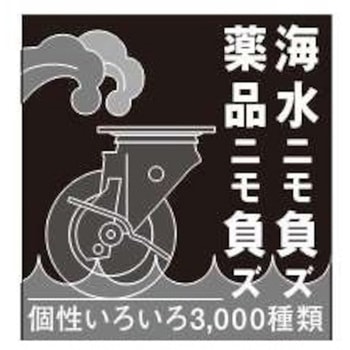 ステンレス 320E・自在車(ナイロン一体車輪) ハンマーキャスター