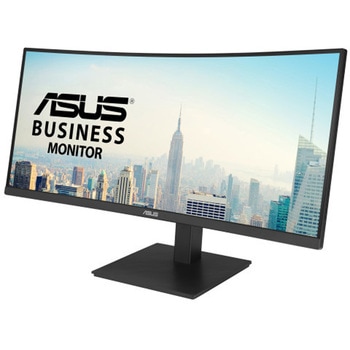 液晶モニタ 34型ウルトラワイド 曲率1500R/フレームレス/ブルーライト軽減/2年保証 VA34VCPSN ASUS(エイスース)