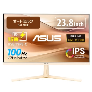 ASUS モニター VU249CFE-M 23.8インチ 液晶モニタ 24型 FHD (1920 x 1080)/IPS/Eye Care/3年保証 VU249CFE