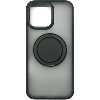 iphone16promax用 Magsafe対応カチカチ回転リングスタンドクリアケース エアージェイ