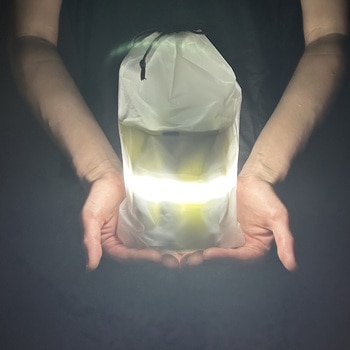 空気でふくらむ明るいLEDライト ヒラカワ