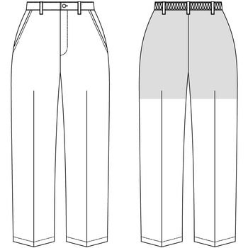パンツ レディス 半ゴム uka scrub study