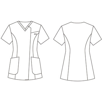 パンツ レディス 半ゴム uka scrub study