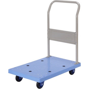 ゴールドキャリー樹脂運搬車 固定ハンドル式(フットブレーキ付) ゴールドキャリー