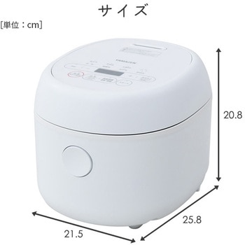 炊飯器 3合炊き 保温 炊き分け YAMAZEN(山善)