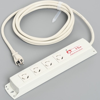引掛OAタップ4個口コード付 アメリカン電機