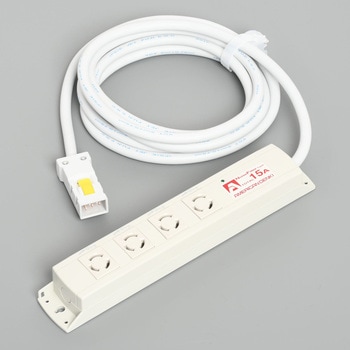 引掛OAタップ4個口コード付 アメリカン電機