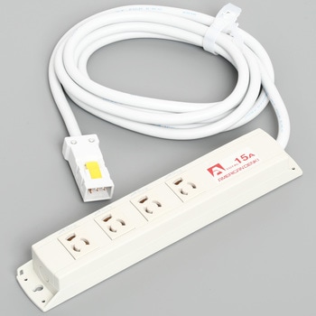 抜止OAタップ4個口コード付 アメリカン電機