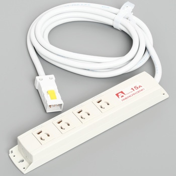抜止OAタップ4個口コード付 アメリカン電機