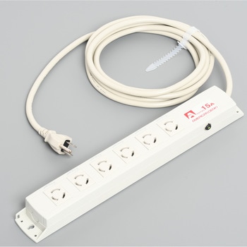 引掛OAタップ6個口コード付 アメリカン電機