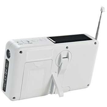 手回し&ソーラー充電 防災ラジオ FIRSTCOM
