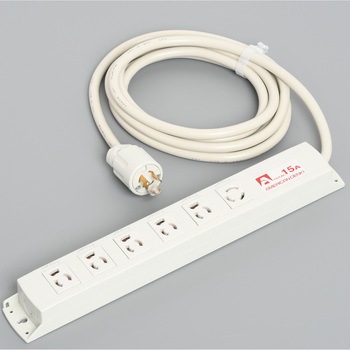 コンビOAタップ6個コード付 アメリカン電機