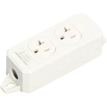 平刃形OAタップ2個コード無 アメリカン電機