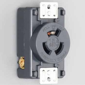 3120-P ���|�` �p�l���p�R���Z���g �A�����J���d�@ 15A 250V �ɐ�:�ڒn2P   3120-P 06535034