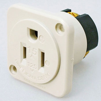 機器用アウトレット 白 アメリカン電機