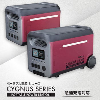 88205 PB-2500R ポータブル電源 CYGNUS 2500R MUSTTOOL