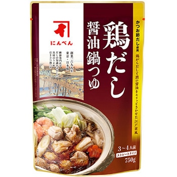 にんべん OT917 鶏だし醤油鍋つゆ 750gx12 にんべん