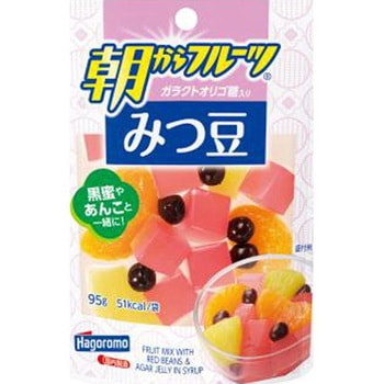 はごろも 朝からフルーツ みつ豆 パウチ 95gx6 はごろも
