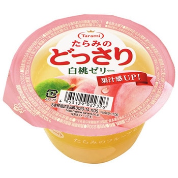 たらみ どっさり白桃ゼリー 230gx6 たらみ