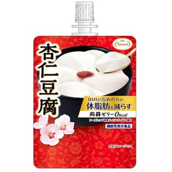 たらみ体脂肪蒟蒻ゼリー0Kcal杏仁豆腐 150g x6 たらみ