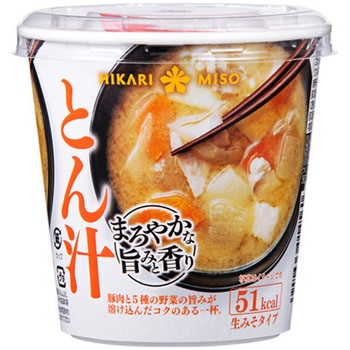 ひかり味噌 まろやかな旨みと香り とん汁 1食x6 ひかり味噌
