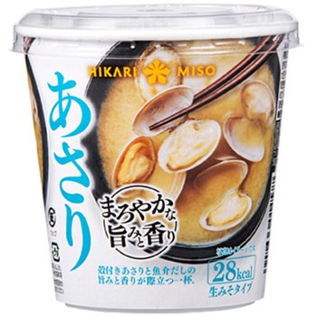 ひかり味噌 まろやかな旨みと香り あさり 1食x6 ひかり味噌