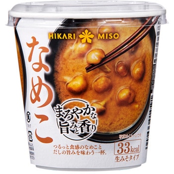 ひかり まろやかな旨みと香り なめこ 1食x6 ひかり味噌