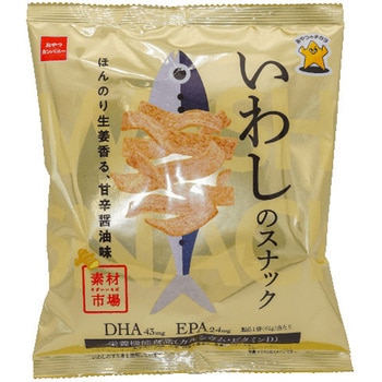 おやつカンパニー いわしスナック生姜香る甘辛醤油 61gx12 おやつカンパニー