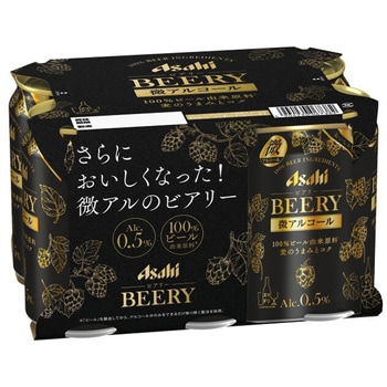 アサヒ ビアリー 6缶パック 350x6x4 アサヒビール