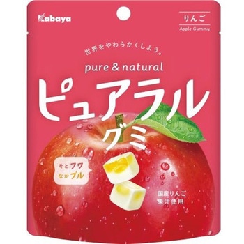 カバヤ ピュアラルグミ りんご 58gx8 カバヤ食品