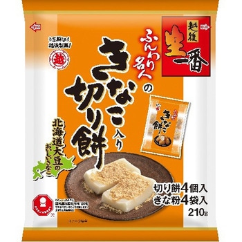 越後製菓 生一番 きなこ入り切り餅 210gx12 越後製菓