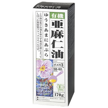 紅花食品 有機亜麻仁油 170gx12 紅花食品