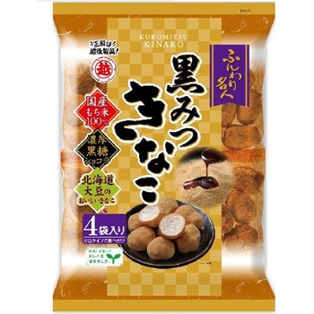 越後製菓 ふんわり名人黒みつきなこ 56gx12 越後製菓