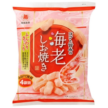 越後製菓 海老しお焼き 56gx12 越後製菓