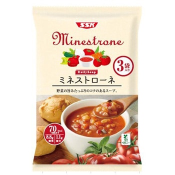 SSK デイリースープミネストローネ3袋 160gx3x20 清水食品