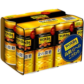アサヒ飲料 ワンダ 金の微糖 185gx6x5 アサヒ飲料