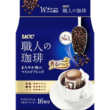 UCC 職人の珈琲 まろやか味のマイルドブレンド 7gx16袋x6 UCC(上島珈琲)